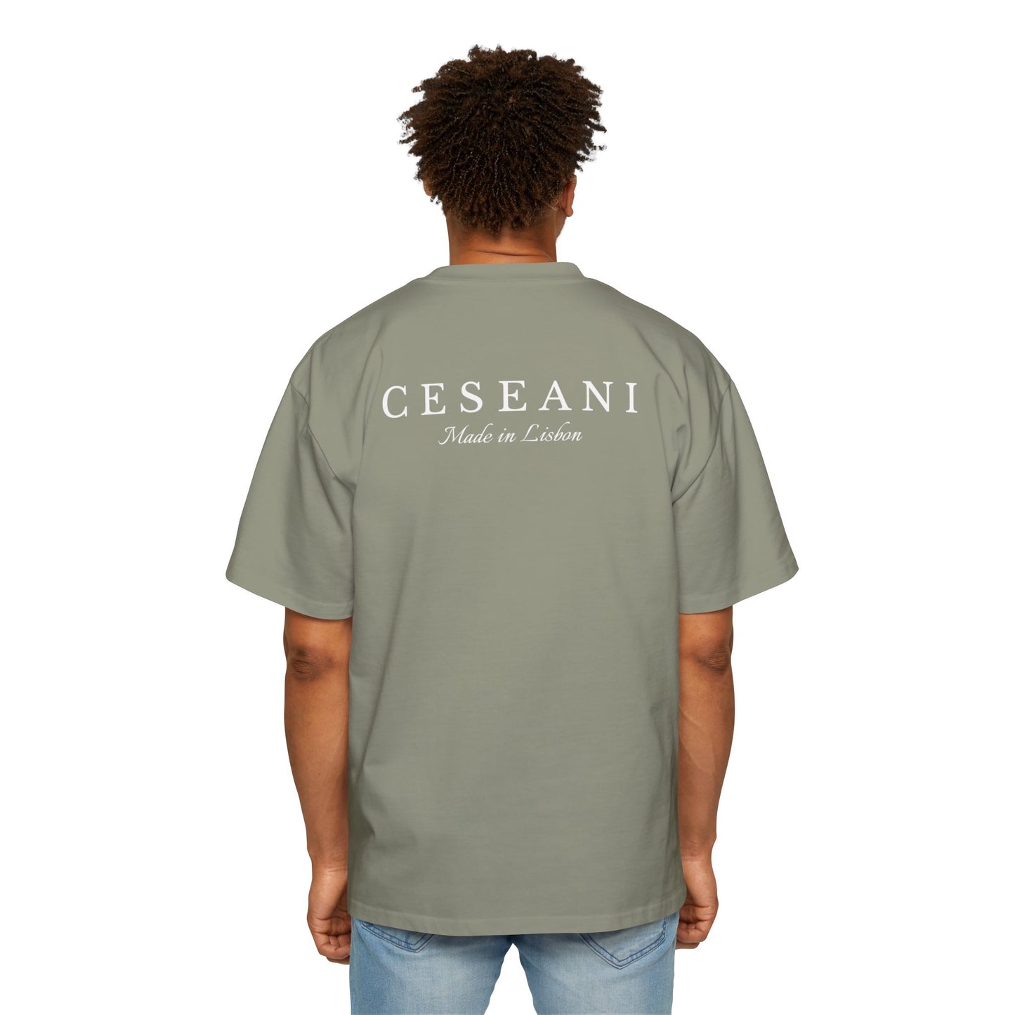 Men's "Made in Lisbon" Heavy Oversized Tee