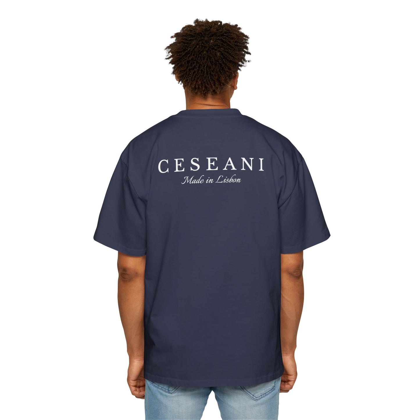 Men's "Made in Lisbon" Heavy Oversized Tee