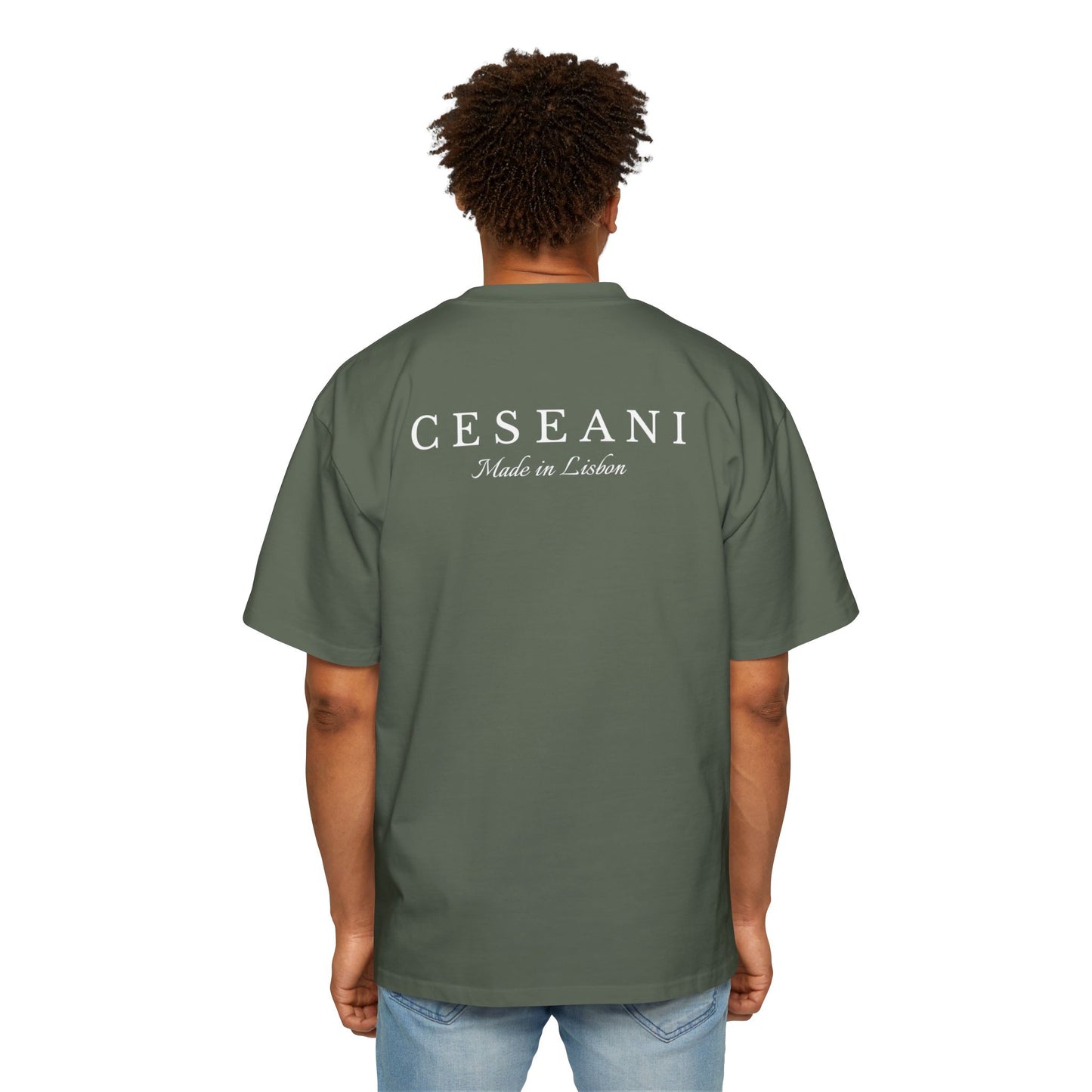 Men's "Made in Lisbon" Heavy Oversized Tee