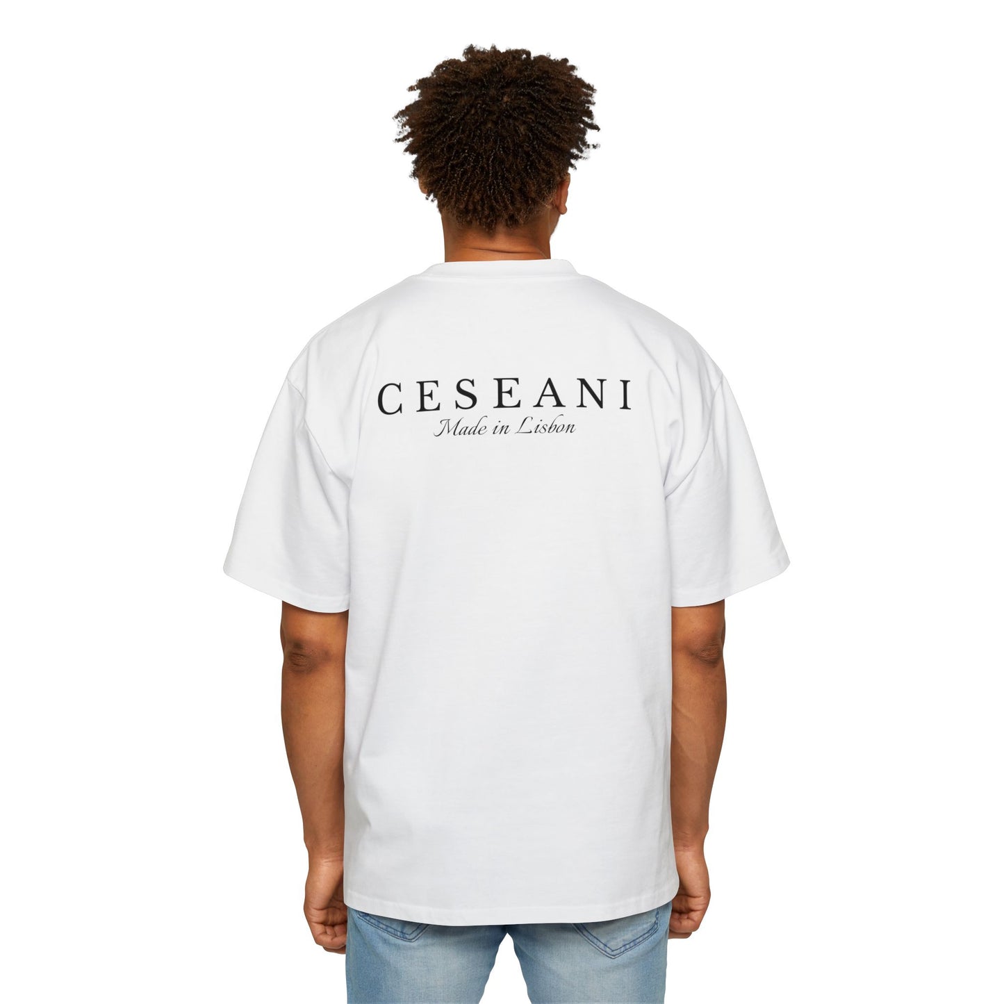 Men's "Made in Lisbon" Heavy Oversized Tee