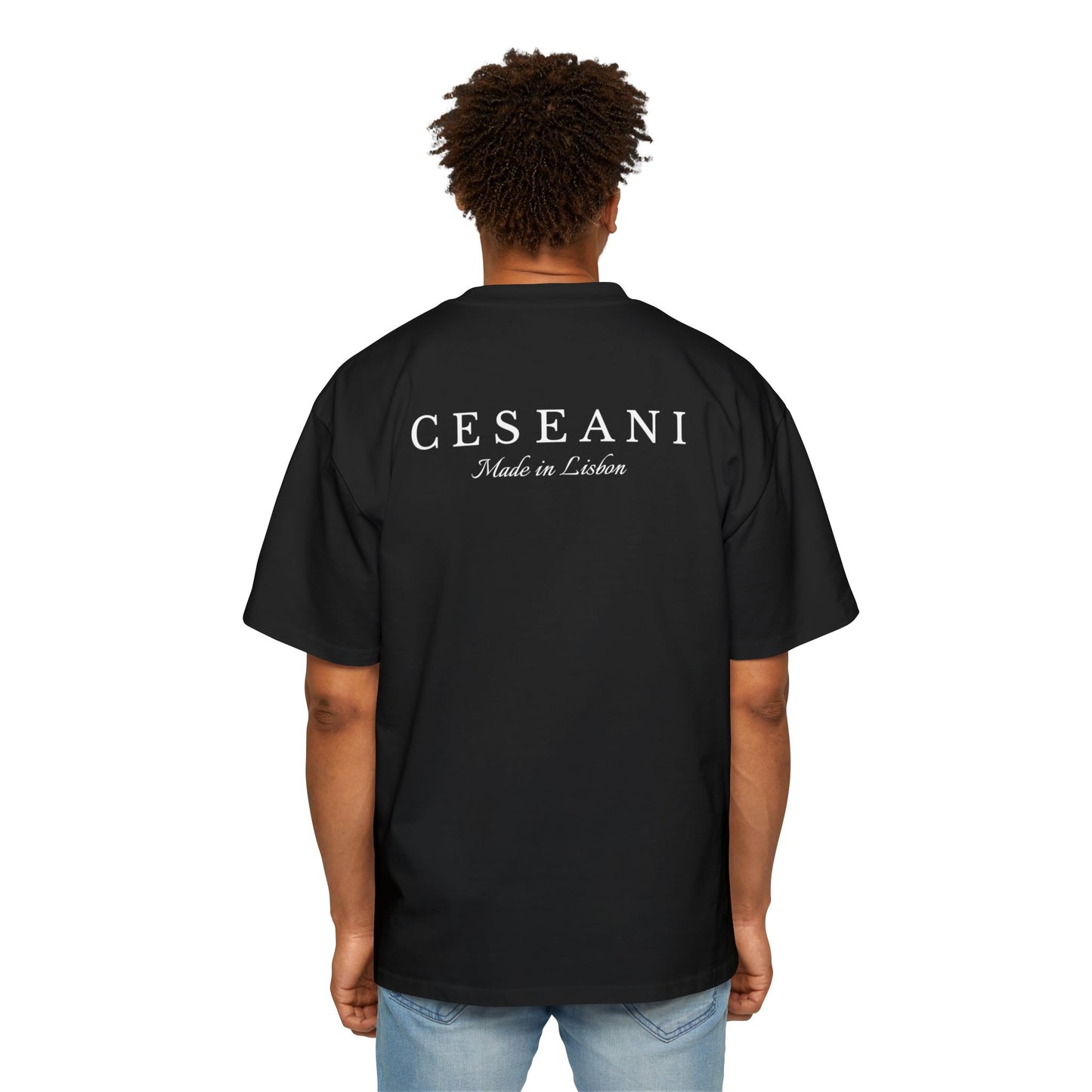 Men's "Made in Lisbon" Heavy Oversized Tee