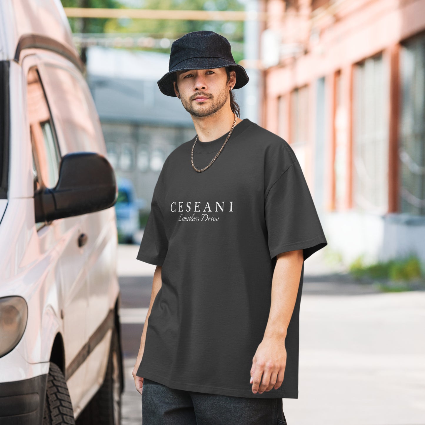 Ceseani Oversized faded t-shirt