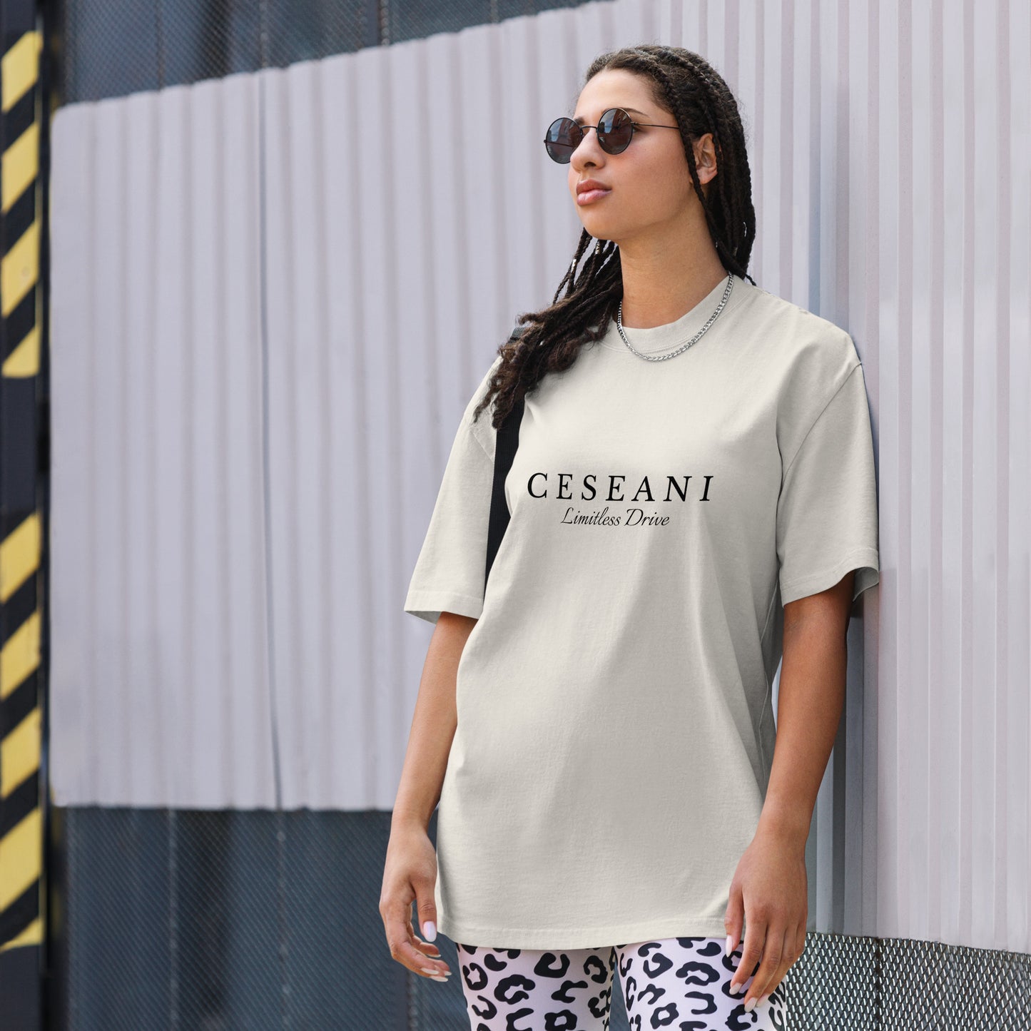 Ceseani Oversized faded t-shirt