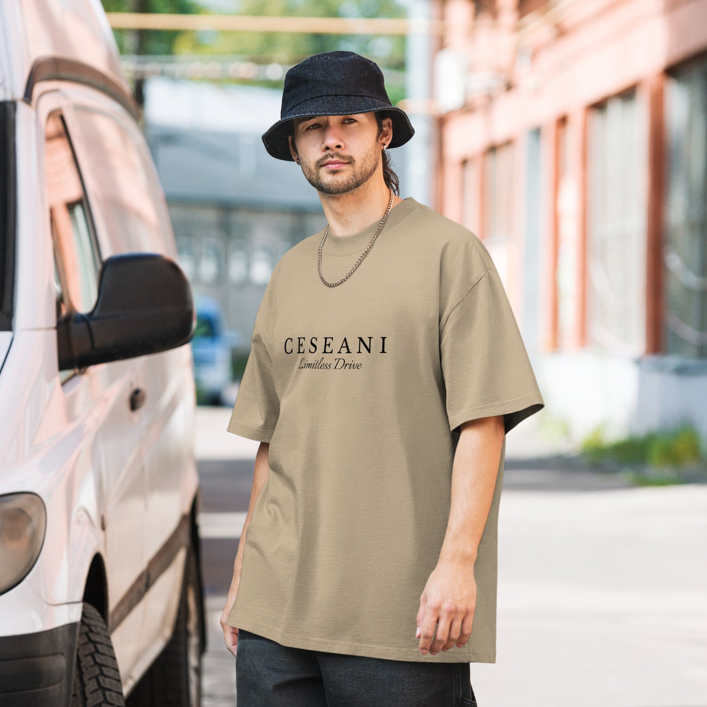 Ceseani Oversized faded t-shirt