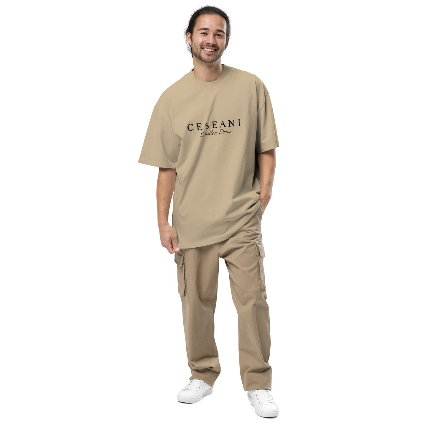 Ceseani Oversized faded t-shirt